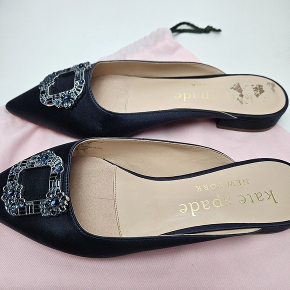 Kate spade flats blue buckle up - Picture 4 of 15